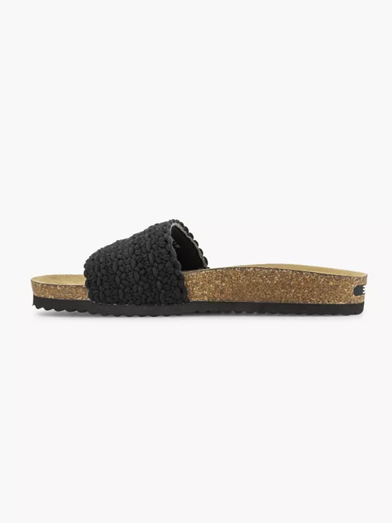 ESPRIT Pantolette in schwarz