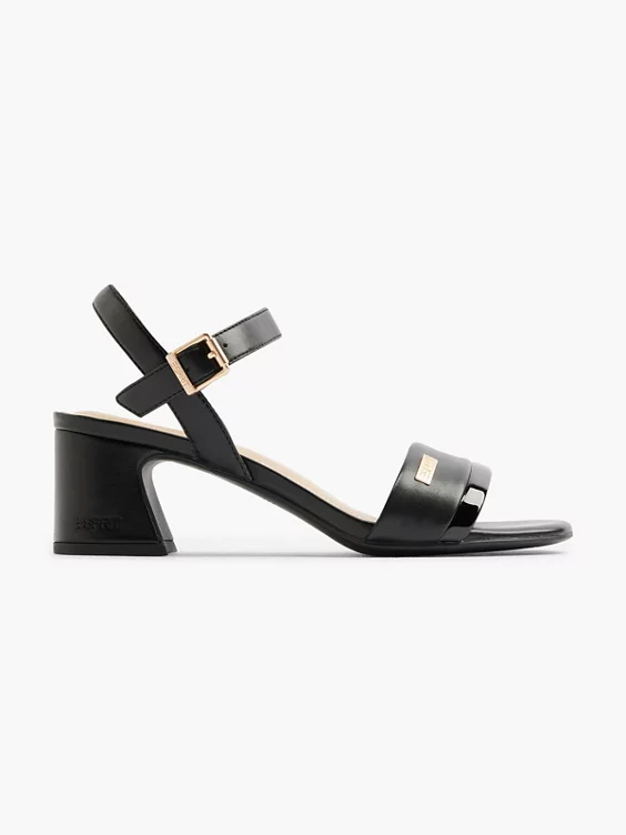 ESPRIT Sandalette in schwarz