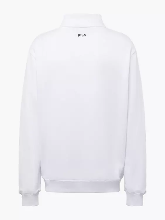 FILA Half-Zip Sweatshirt in weiß
