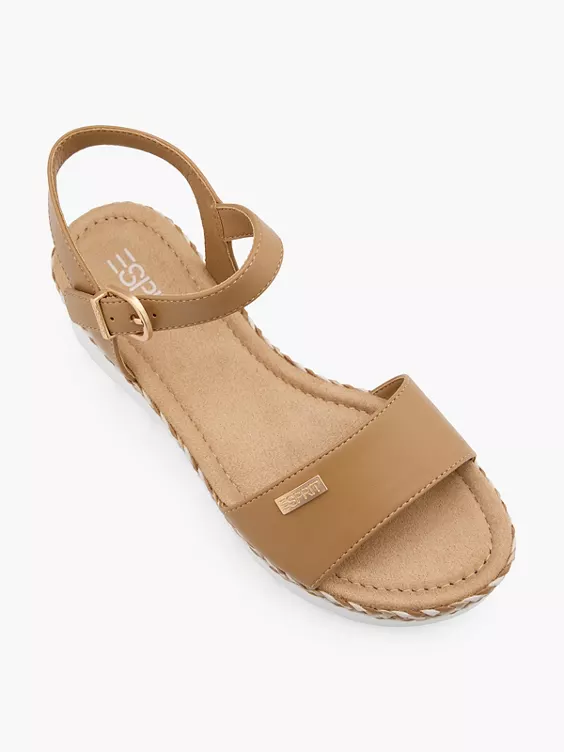 ESPRIT Sandalette in cognac
