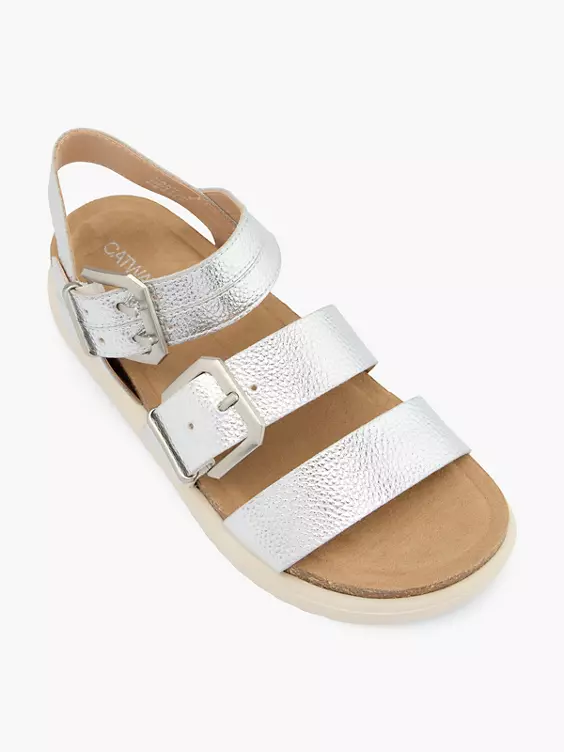 Catwalk Sandale in silber