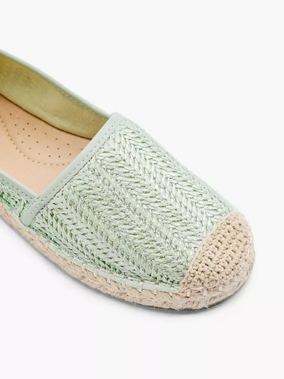 Graceland Espadrille in grün