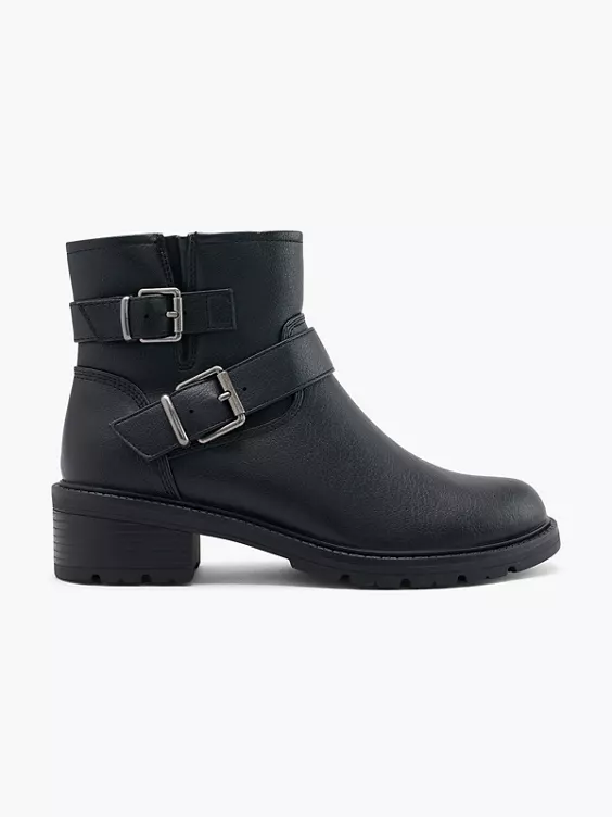 Graceland Bikerboots in schwarz