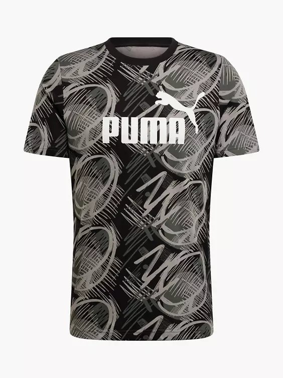 PUMA T-Shirt in schwarz