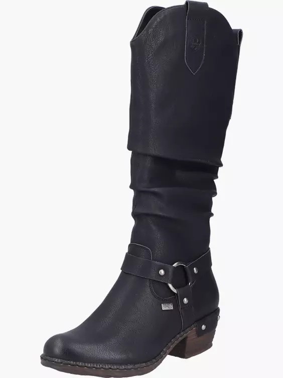 Rieker Damen Hochschaftstiefel in schwarz
