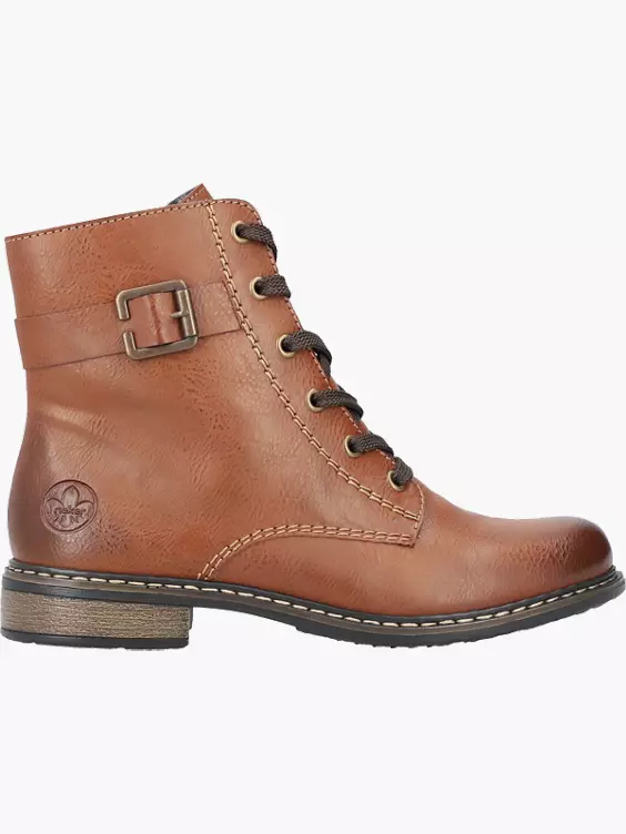 Rieker Damen Schnürstiefel in braun