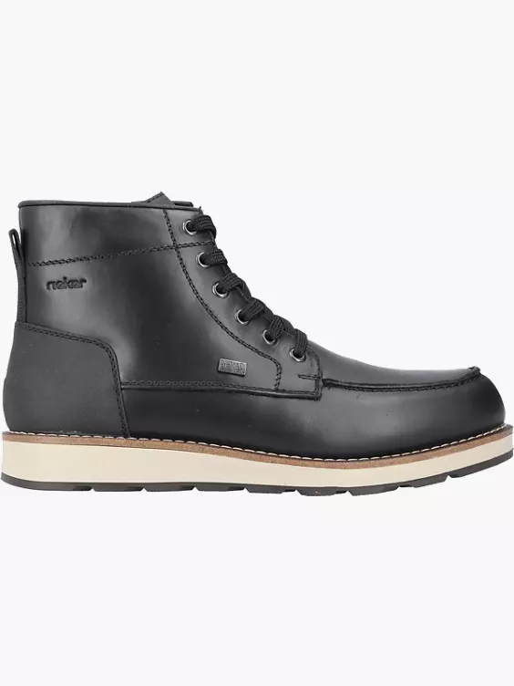 Rieker Herren Schnürstiefel in schwarz