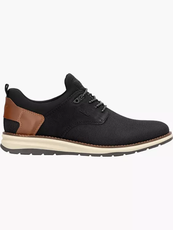 Rieker Herren Slipper in schwarz