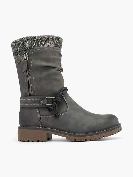 TOM TAILOR Stiefel in grau