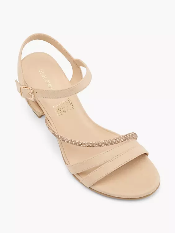 Graceland Sandalette in beige