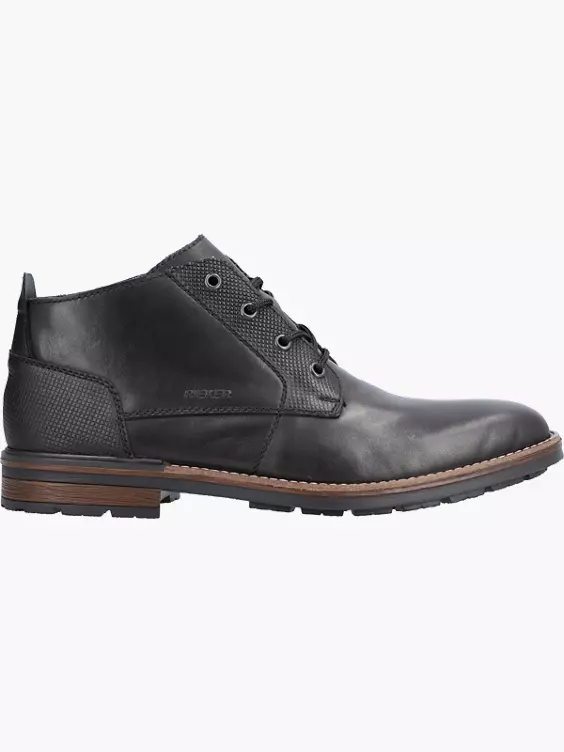 Rieker Herren Schnürstiefel in schwarz