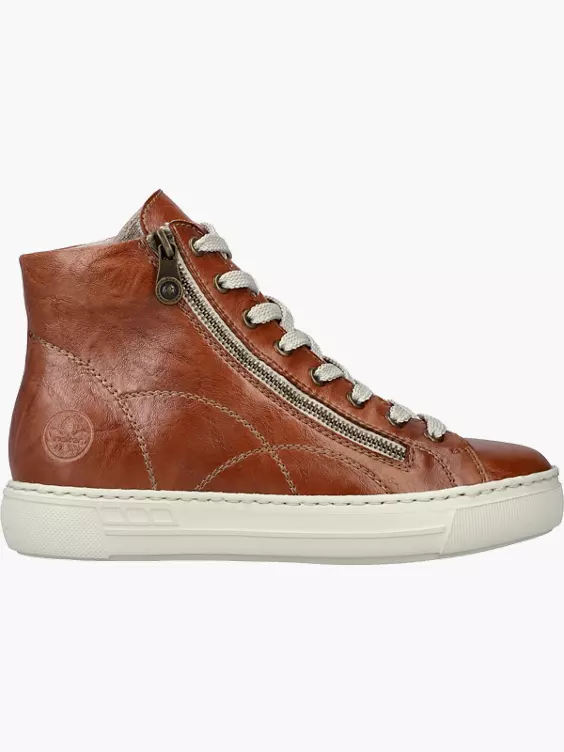 Rieker Damen Schnürstiefel in braun