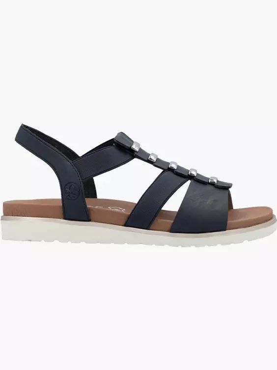 Rieker Damen Riemchensandalen in blau