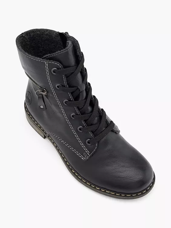Rieker Schnürboots in schwarz