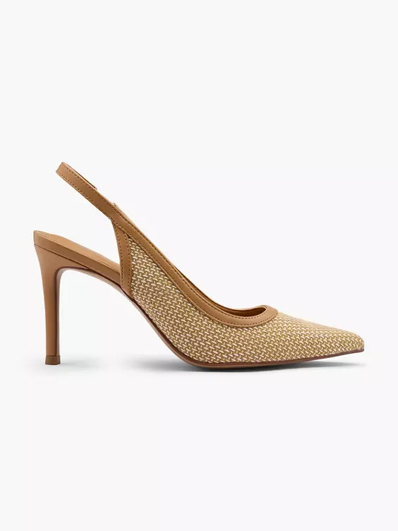 Catwalk Slingpumps in braun