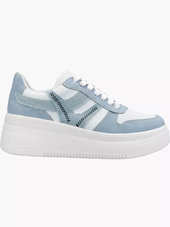 Rieker Damen Sneaker Low in blau