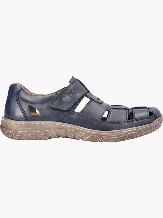 Rieker Herren Slipper in blau