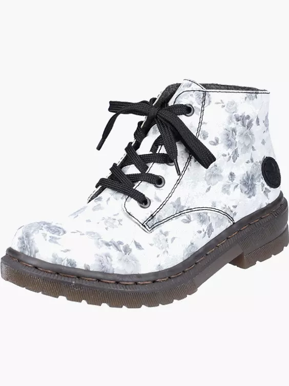 Rieker Damen Biker Boots in weiß