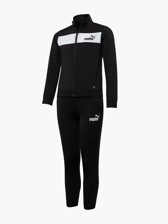 PUMA Trainingsanzug in schwarz