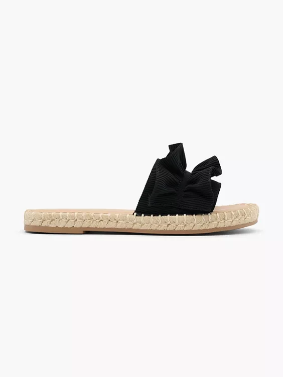 Graceland Pantolette in schwarz