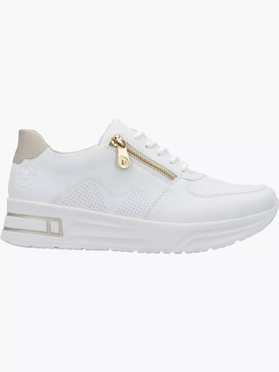 Rieker Damen Sneaker Low in weiß