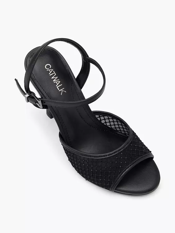Catwalk Sandalette in schwarz