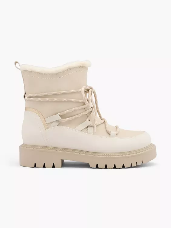 Catwalk Schnürboots in beige