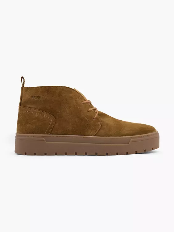 ESPRIT Leder Schnürer in braun