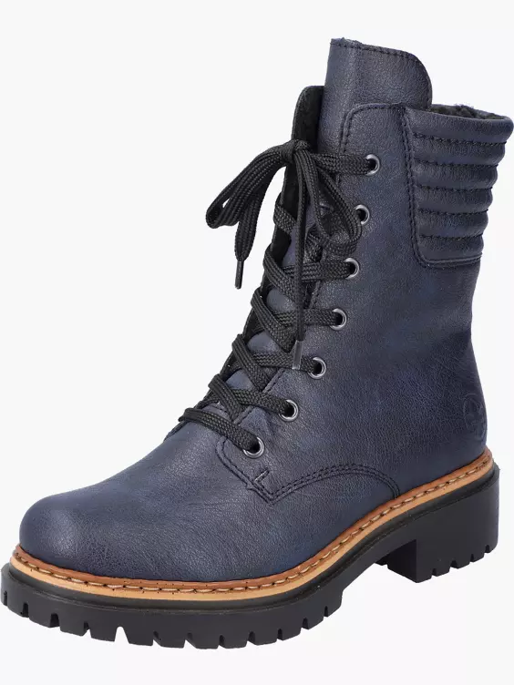 Rieker Damen Biker Boots in blau