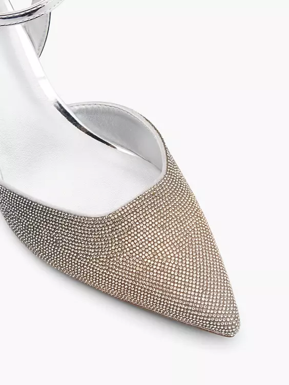 Catwalk Slingpumps in silber
