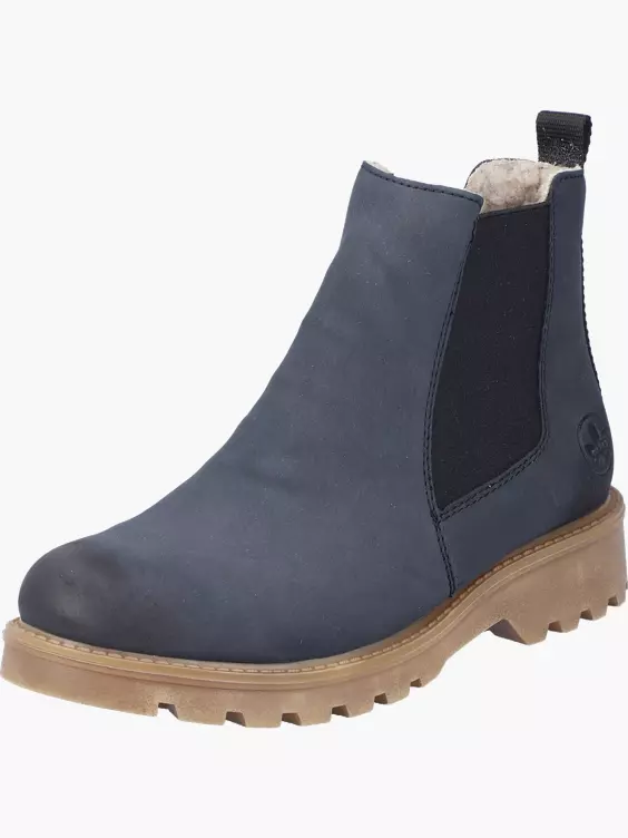 Rieker Damen Chelsea Boots in blau