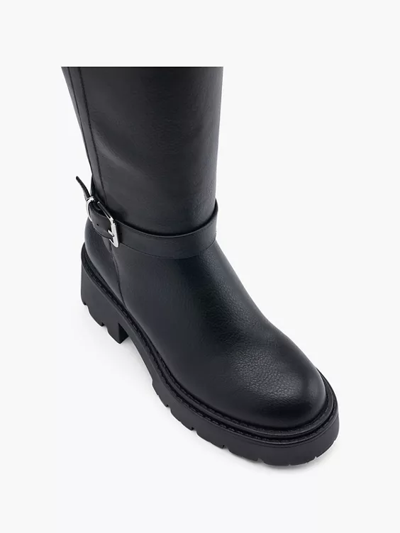 Catwalk Stiefel in schwarz