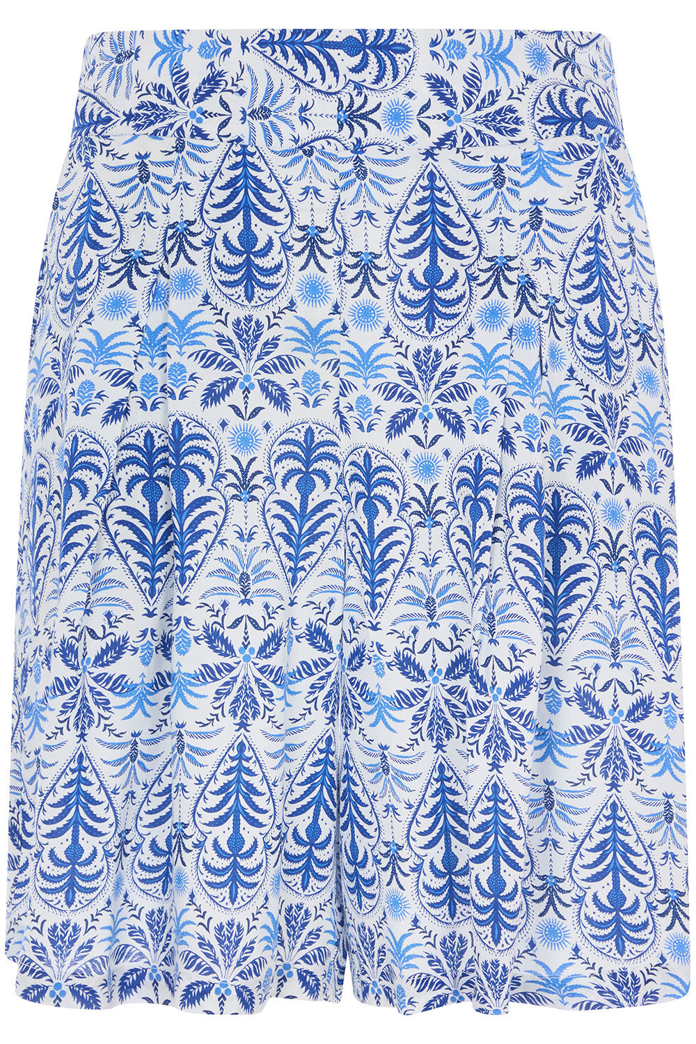 Palm Print Elasticated Shorts