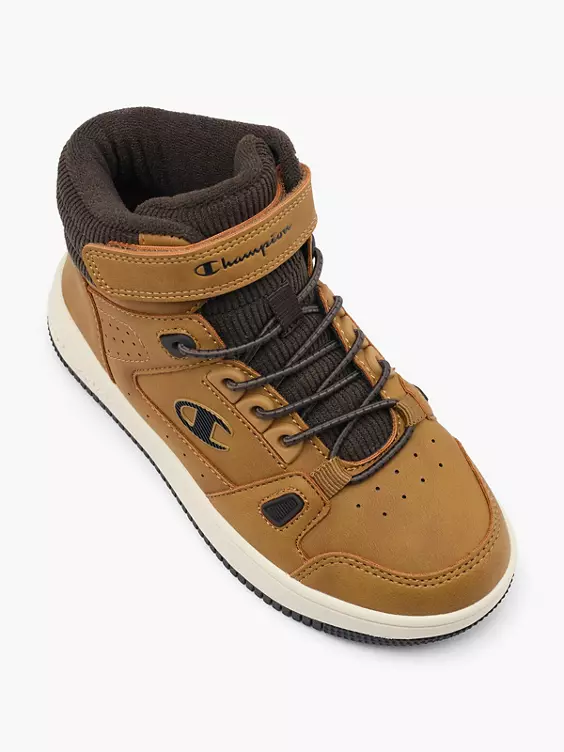 Champion Hoher Sneaker RD18 MID CORD B PS in gelb