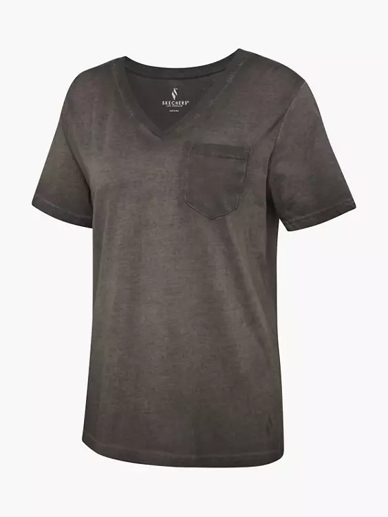 Skechers T-Shirt in schwarz