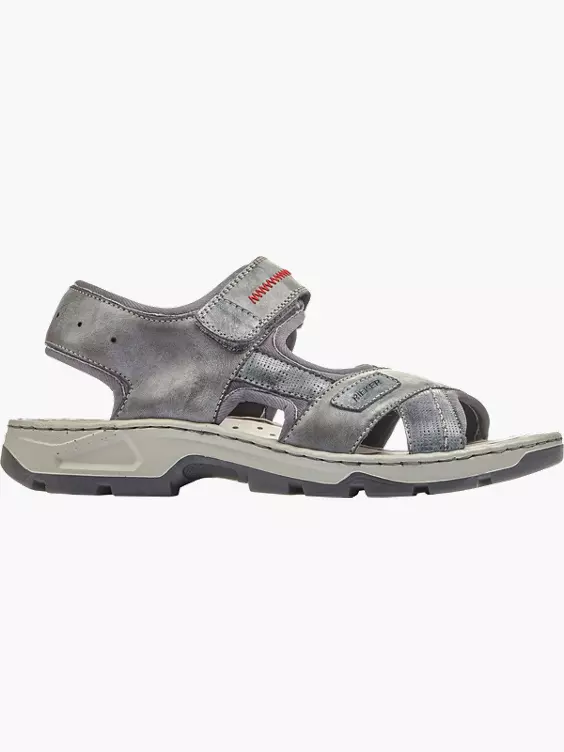 Rieker Herren Trekkingsandalen in grau