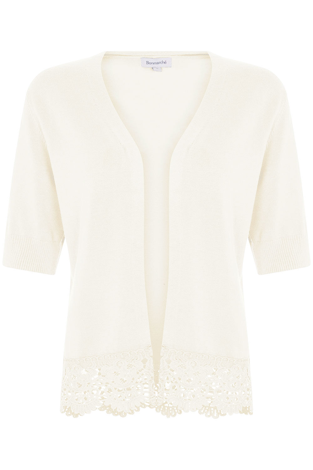 Lace Hem Shrug