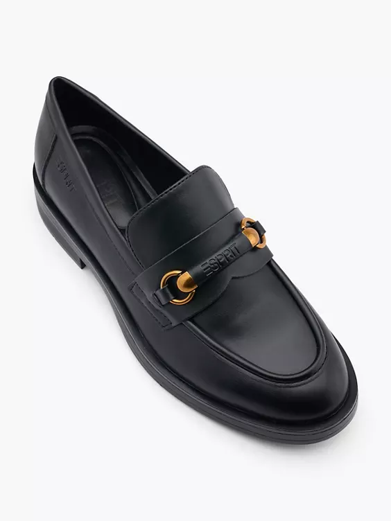 ESPRIT Loafer in schwarz