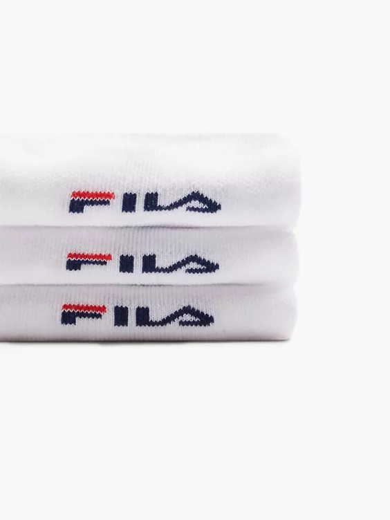 FILA 3er Pack Füßlinge in weiß