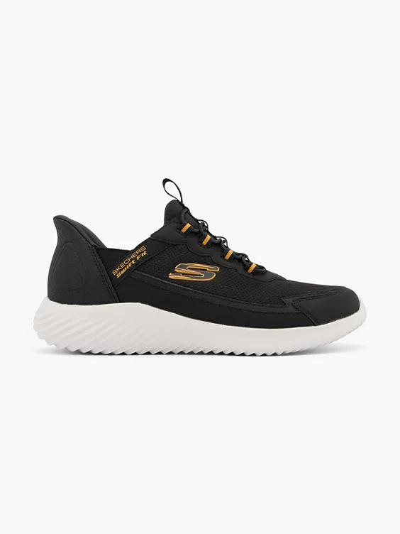 Skechers Slip On Sneaker BOUNDER SWIFT FIT in schwarz