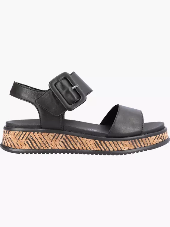 Damen Riemchensandalen in schwarz