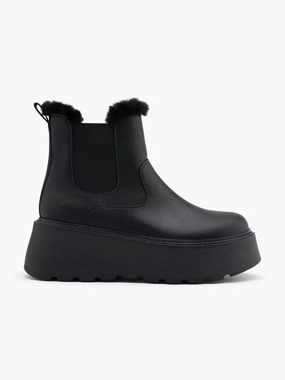 Catwalk Chelsea Boots in schwarz