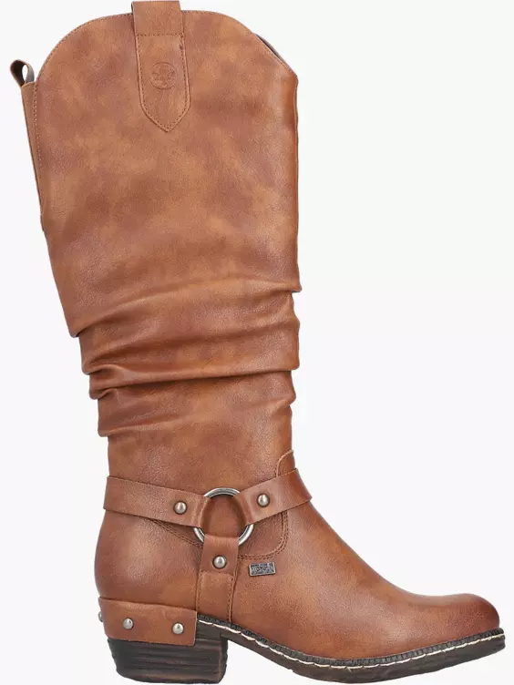 Rieker Damen Hochschaftstiefel in braun
