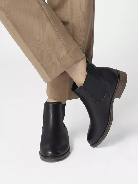 Graceland Chelsea Stiefelette in schwarz
