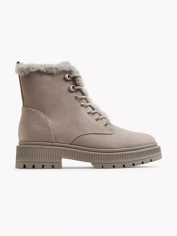 Catwalk Schnürboots in taupe