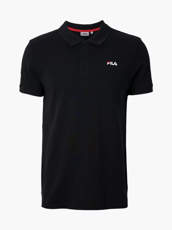 FILA Poloshirt in schwarz