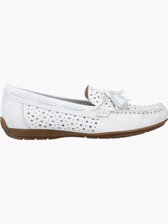 Rieker Damen Loafer in weiß