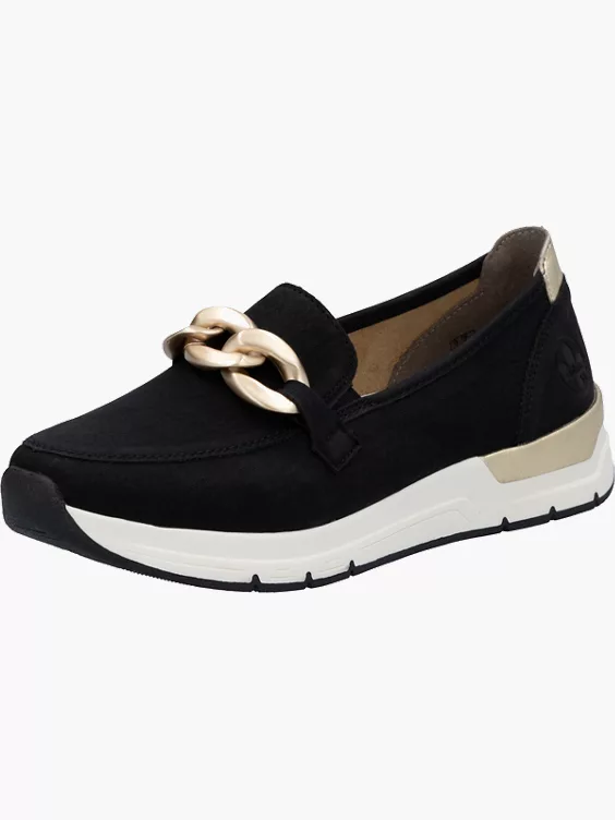 Rieker Damen Loafer in schwarz