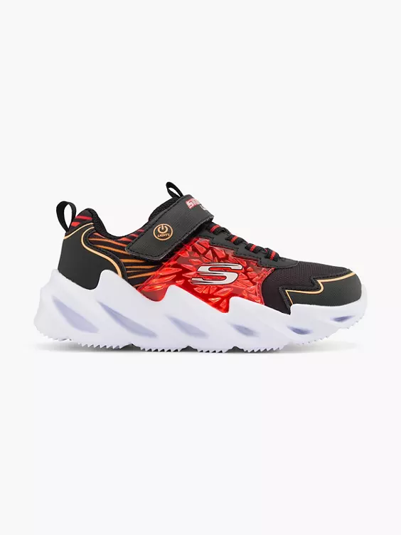 Skechers Sneaker SHARK BOTS - mit Licht in schwarz