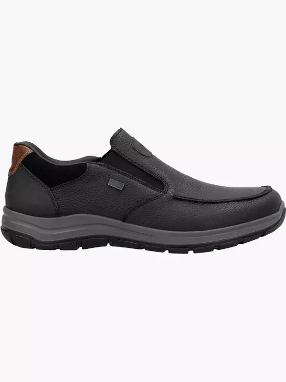 Rieker Herren Slipper in schwarz